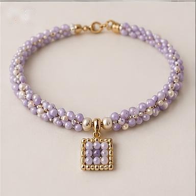 Lilac Square Choker