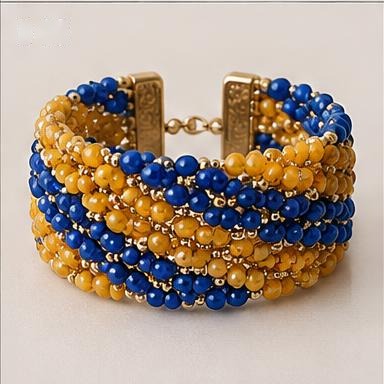 Saffron Strand Cuff